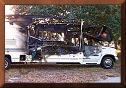 motor home arson fire